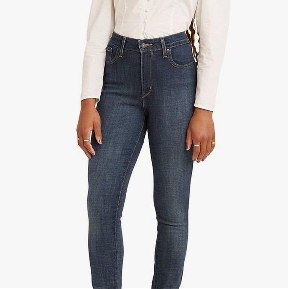 Levi's Filiforme High Rise Skinny Jeans Size 25 NWT - Picture 2 of 11